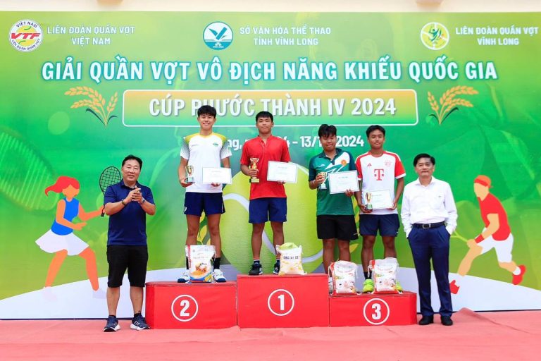 TP.HCM Dẫn Đầu Giải Quần Vợt Thanh Thiếu Niên Quốc Gia 2024